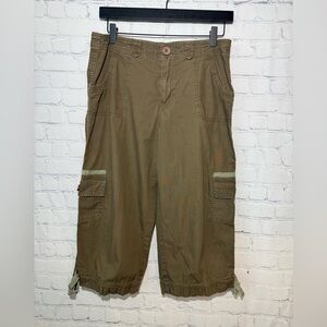 selma cury size 6 brown cargo capris